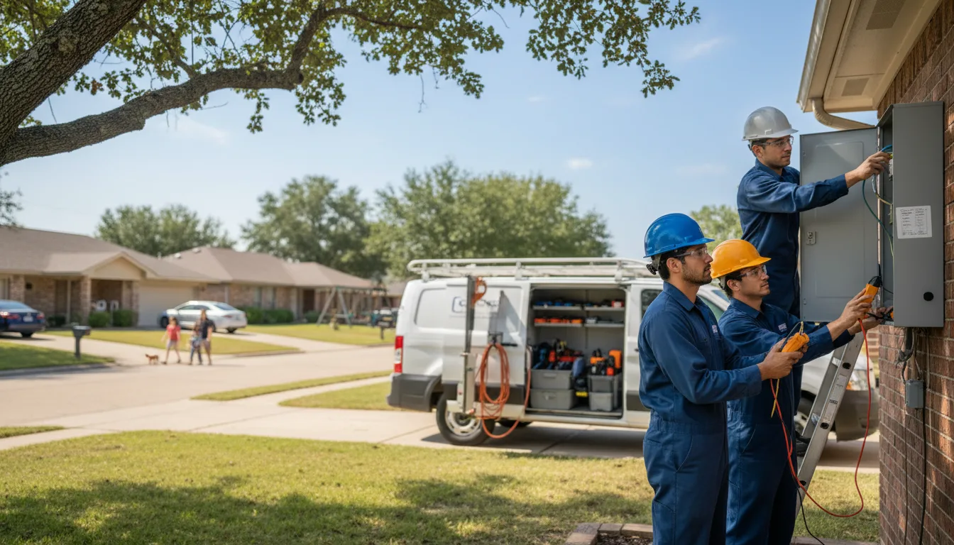 Certified electrician providing emergency electrical services in Mount Berry, GA